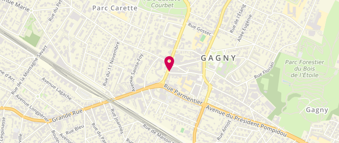 Plan de LAROCHE Antoine, 4 Rue Saint Germain, 93220 Gagny