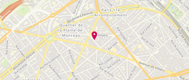 Plan de HELLIER Jean Philippe, 12 Rue Brémontier, 75017 Paris