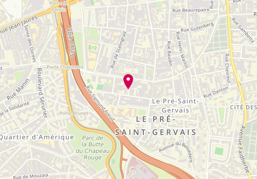 Plan de SA Luis, 10 Rue Simonot, 93315 Le Pré-Saint-Gervais