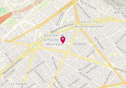 Plan de LECOLLIER Didier, 49 Rue Ampère, 75017 Paris