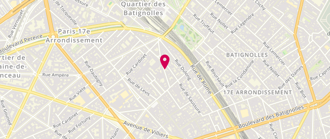 Plan de BOCQUET Nathalie, 18 Rue Salneuve, 75017 Paris