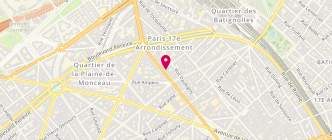 Plan de BLUWOL Elisa, 148 Boulevard Malesherbes, 75017 Paris