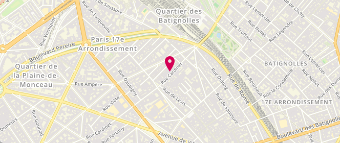 Plan de ROUSSEAU Loïc, 117 Rue Cardinet, 75017 Paris