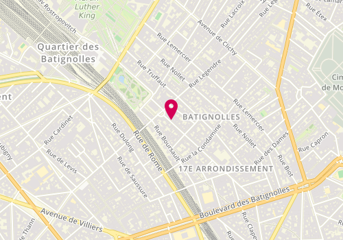 Plan de HARIF Marie, 56 Rue des Batignolles, 75017 Paris