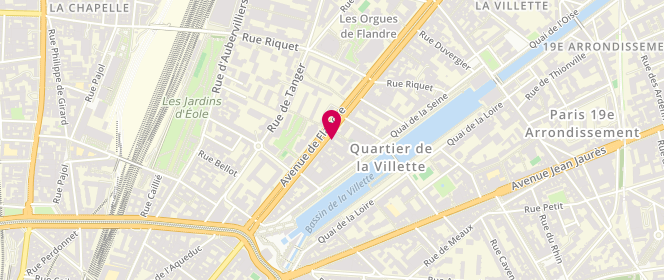 Plan de TIMSIT Gilles, 40 Avenue de Flandre, 75019 Paris