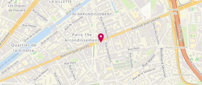 Plan de AIT Maamar Nadia, 138 Avenue Jean Jaurès, 75019 Paris