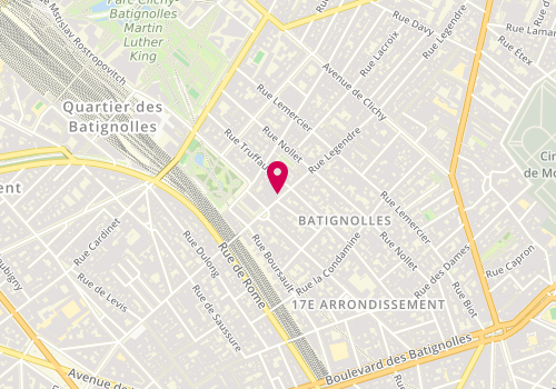 Plan de KURTH Evelyne, 71 Rue Legendre, 75017 Paris