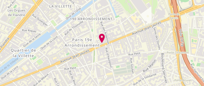Plan de CHENG Angèle, 151 Avenue Jean Jaurès, 75019 Paris