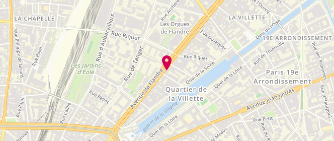 Plan de DE LOS Angeles Laure, 52 Avenue de Flandre, 75019 Paris
