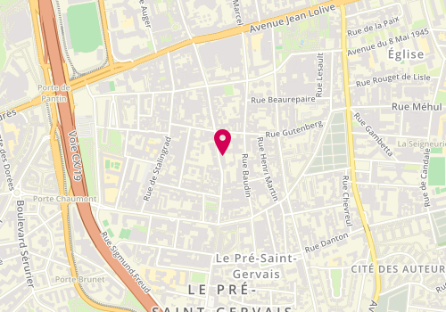 Plan de ELMALEH Maurice, 19 Rue André Joineau, 93310 Le Pré-Saint-Gervais