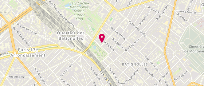 Plan de TRESOR Laurence, 5 Rue Brochant, 75017 Paris