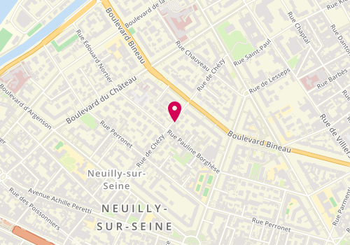 Plan de TARAVEL Guy, 60 Rue de Chezy, 92200 Neuilly-sur-Seine