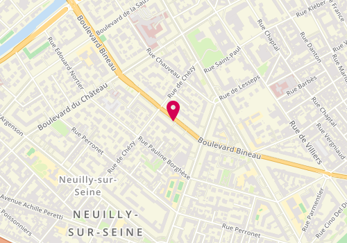 Plan de NAY Narathib, 121 Boulevard Bineau, 92200 Neuilly-sur-Seine