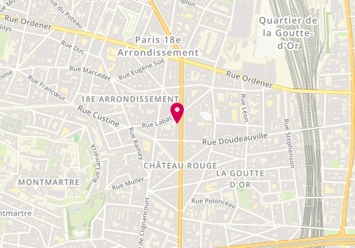 Plan de MOSU Alexandra, 49 Boulevard Barbes, 75018 Paris