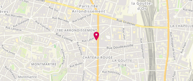Plan de GHEORGHE Lucian, 49 Boulevard Barbes, 75018 Paris