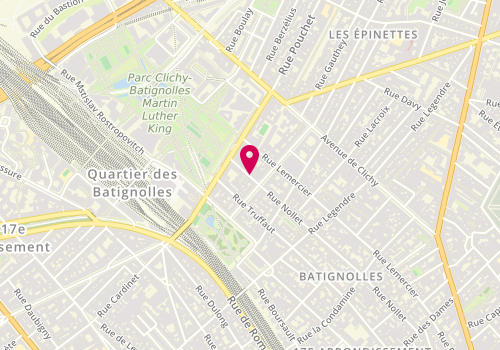 Plan de THELEN Philippe, 114 Rue Nollet, 75017 Paris
