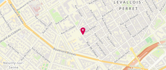 Plan de EDELSON Catherine, 46 Rue de Villiers, 92300 Levallois-Perret