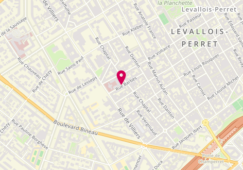 Plan de MICHEL Magalie, 3 Rue Barbes, 92300 Levallois-Perret