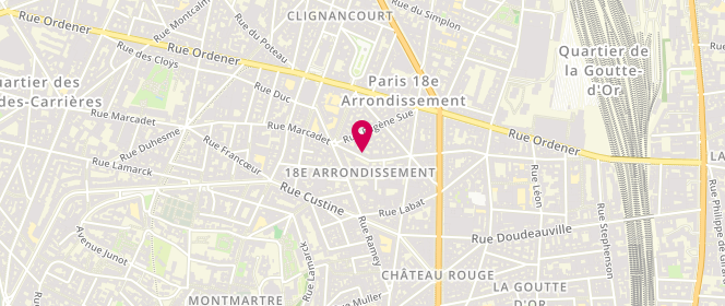 Plan de MORTCHELEWICZ François, 82 Rue Marcadet, 75018 Paris