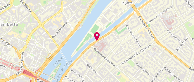 Plan de GONDALLIER DE TUGNY Alice, 36 Boulevard du General Leclerc, 92205 Neuilly-sur-Seine
