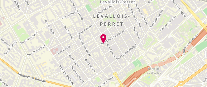 Plan de BENHAMOU Alain, 54 Rue Louis Rouquier, 92300 Levallois-Perret