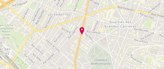 Plan de DIDI Pascal, 56 Avenue de Saint Ouen, 75018 Paris