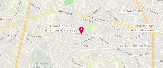 Plan de ASTAR Jean Louis, 165 Rue Marcadet, 75018 Paris