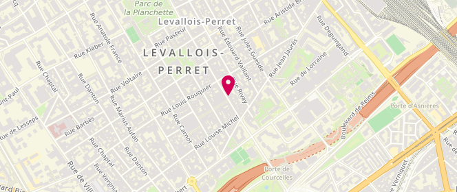 Plan de LARGET Dominique, 40 Rue du President Wilson, 92300 Levallois-Perret