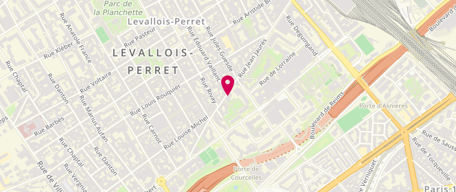 Plan de MERRAN David, 44 Rue Jean Jaures, 92300 Levallois-Perret