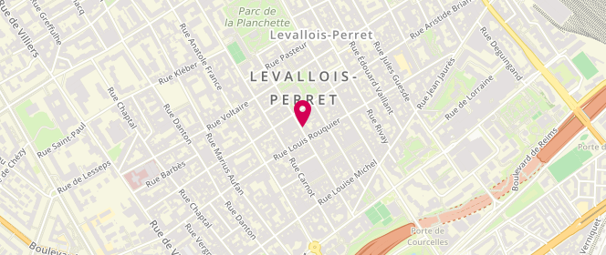 Plan de GUILLAUMIN Marie José, 40 Rue Gabriel Péri, 92300 Levallois-Perret