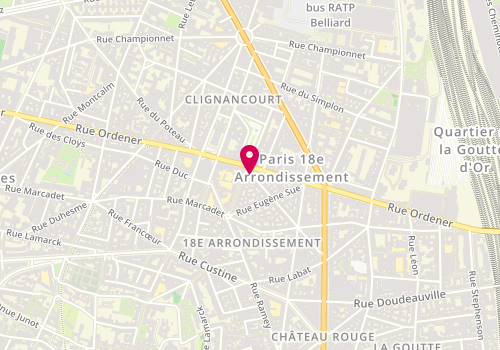 Plan de MAIRE Alex, 43 Rue Simart, 75018 Paris
