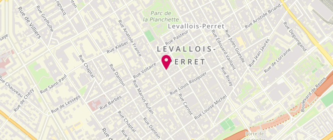 Plan de ACHOUCHE Alain, 54 Rue Carnot, 92300 Levallois-Perret