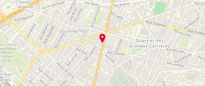 Plan de Garman Waddah, 69 Avenue de Saint Ouen, 75017 Paris