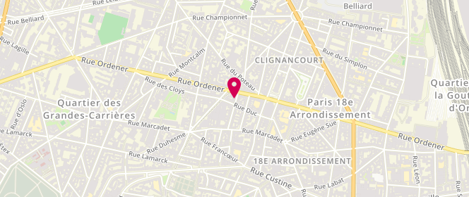 Plan de COHEN Patrick, 17 Rue de Tretaigne, 75018 Paris