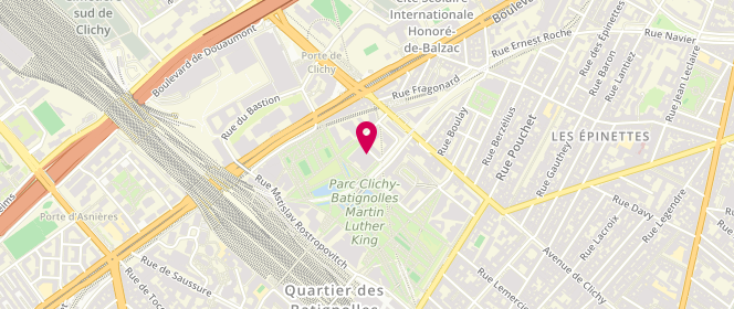 Plan de BOCQUET Nathalie, 46 Rue Gilbert Cesbron, 75017 Paris