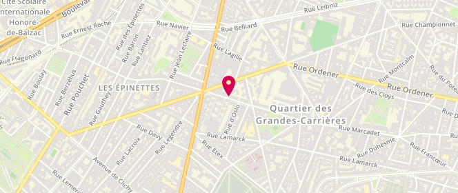 Plan de AL KAIED Firas, 258 Rue Marcadet, 75018 Paris