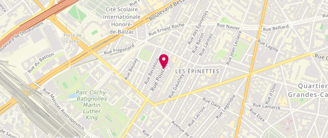 Plan de Sarpdag Seyahat, 34 Rue Pouchet, 75017 Paris
