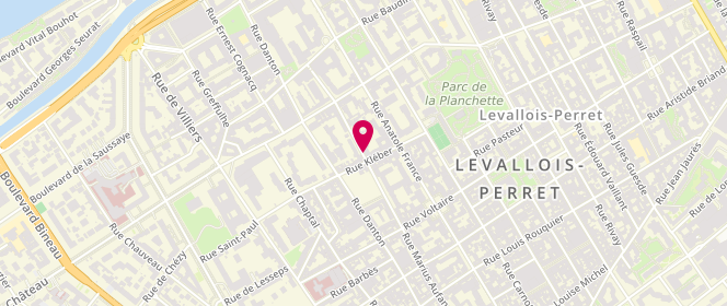 Plan de LEDER Corinne, 104 Rue Marius Aufan, 92300 Levallois-Perret