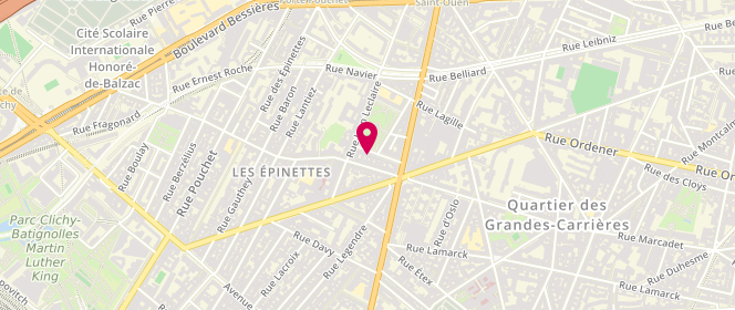 Plan de MESSAOUDI Larem, 13 Rue Collette, 75017 Paris