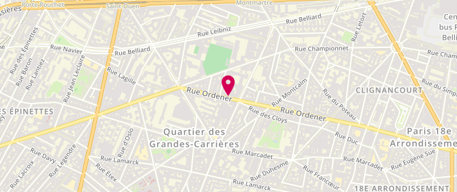 Plan de PIERI Alain, 162 Bis Rue Ordener, 75018 Paris