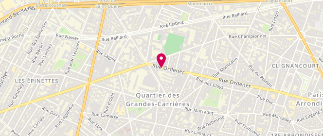 Plan de LEMASSON Denis, 203 Rue Ordener, 75018 Paris