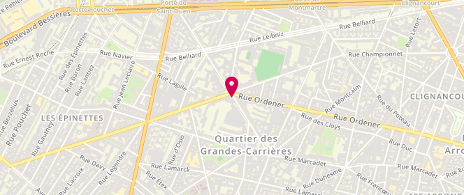 Plan de SEBOUN Philippe, 31 Rue Vauvenargues, 75018 Paris