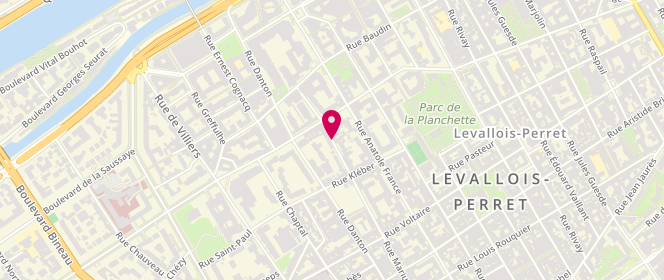 Plan de SIMEON Sophie, 124 Rue Marius Aufan, 92300 Levallois-Perret