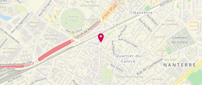 Plan de VITOUX Jean François, 72 Rue Maurice Thorez, 92000 Nanterre