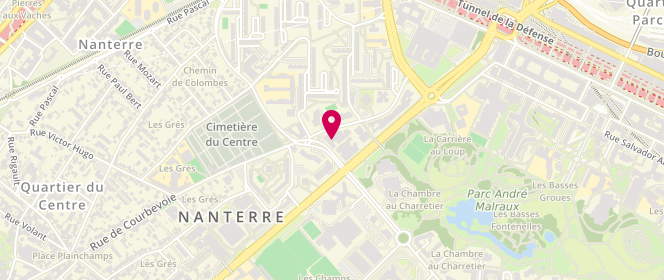 Plan de ANTOINE Jacques-Stéphane, 16 Boulevard Emile Zola, 92000 Nanterre