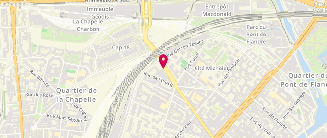 Plan de THOUMIE Philippe, 249 Rue Crimee, 75019 Paris