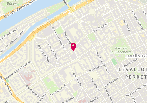 Plan de SENNEPIN Patrice, 129 Rue Danton, 92300 Levallois-Perret