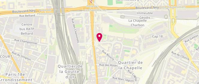 Plan de BARA Philippe, 28 Rue Raymond Queneau, 75018 Paris