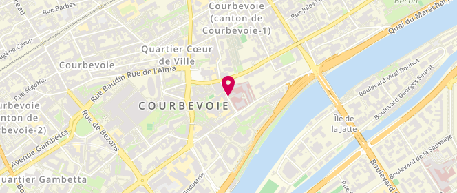 Plan de CORDIER Alexandre, 10 Rue de la Montagne, 92400 Courbevoie