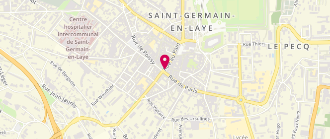 Plan de NEUVILLE Laure, 4 Rue au Pain, 78100 Saint-Germain-en-Laye